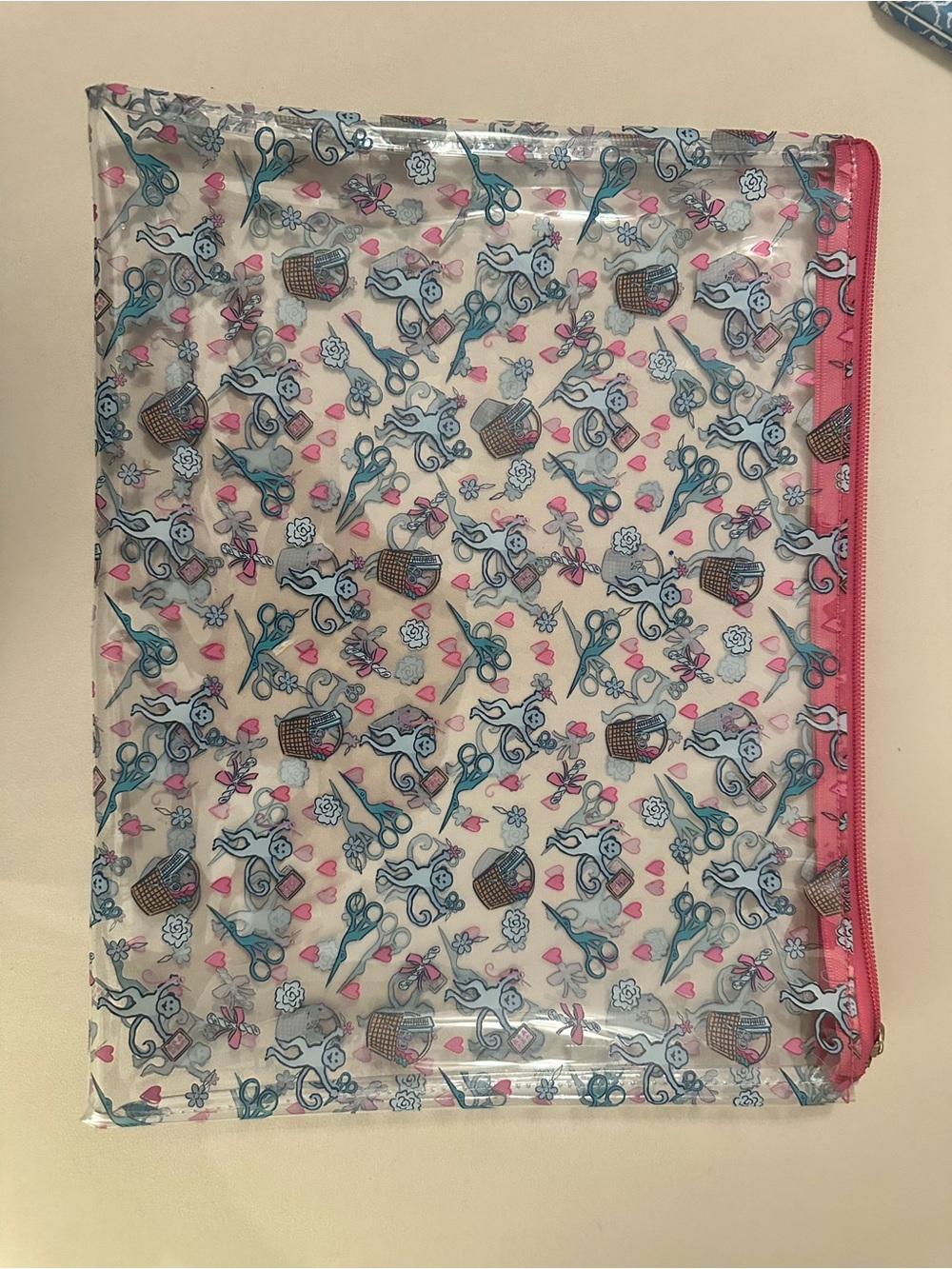 Penny Linn Needlepoint Roller Rabbit Project Bag